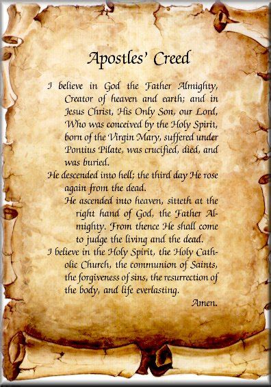 apostles creed old version